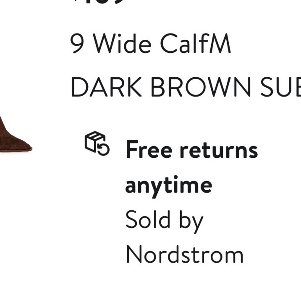 Dolce Vita Annika- Dark Brown Heeled Boots-wide calf - Picture 2 of 6